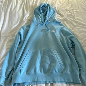 blue nike hoodie